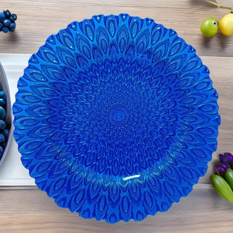 Wholesale Glass Charger Plate PZ-043 - Image 5